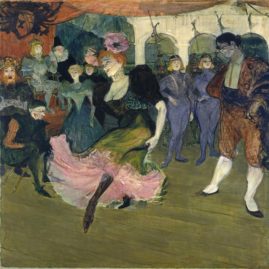 Marcelle Lender doing the Bolero in Chilperic - Henri de Toulouse Lautrec