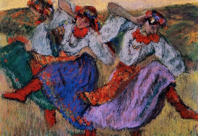 Russian dancers - Edgar Degas